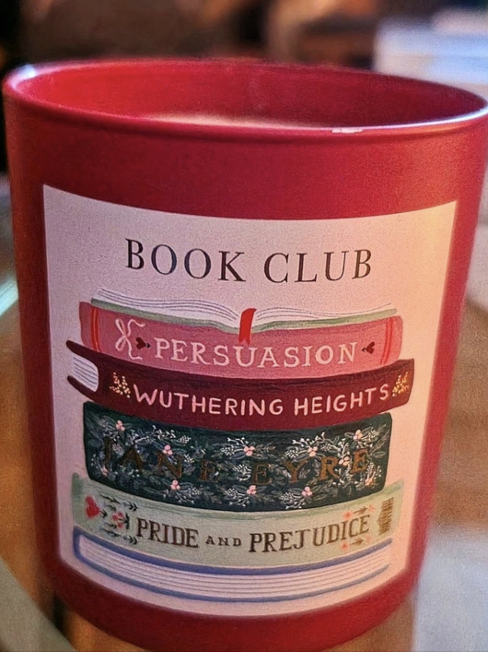 Rifle Paper Co. Book Club Glass Candle